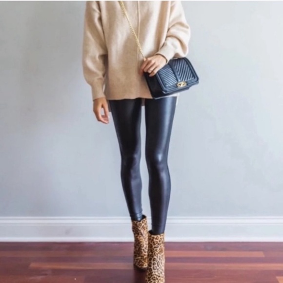 Spanx Faux Leather Leggings - Picture 3 of 7